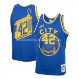 Maillot Golden State Warriors Nate Thurmond Mitchell & Ness 1966-67 Bleu