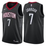 Maillot Houston Rockets Joe Johnson Statehombret 2017-18 Noir Maillot Houston Rockets Joe Johnson Statehombret 2017-18 Noir