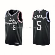 Maillot Los Angeles Clippers Luke Kennard NO 5 Ville 2022-23 Noir