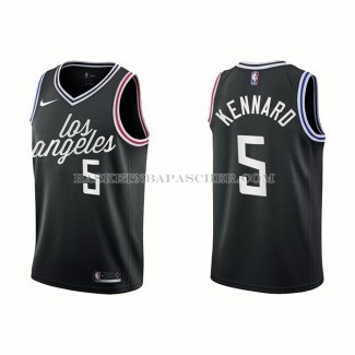 Maillot Los Angeles Clippers Luke Kennard NO 5 Ville 2022-23 Noir