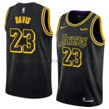 Maillot Los Angeles Lakers Anthony Davis Ciudad 2019-20 Noir