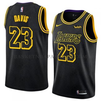 Maillot Los Angeles Lakers Anthony Davis Ciudad 2019-20 Noir