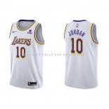 Maillot Los Angeles Lakers Deandre Jordan NO 10 Association 2021-22 Blanc