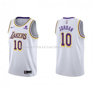 Maillot Los Angeles Lakers Deandre Jordan NO 10 Association 2021-22 Blanc