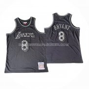 Maillot Los Angeles Lakers Kobe Bryant NO 8 Swingman Mitchell & Ness 1996-97 Noir