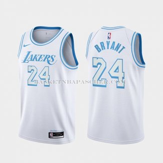 Maillot Los Angeles Lakers Kobe Bryant Ville 2020-21 Blanc