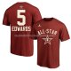 Maillot Manche Courte All Star 2024 Anthony Edwards Rouge