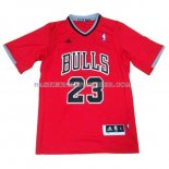 Maillot Manche Courte Chicago Bulls Jordan Rouge