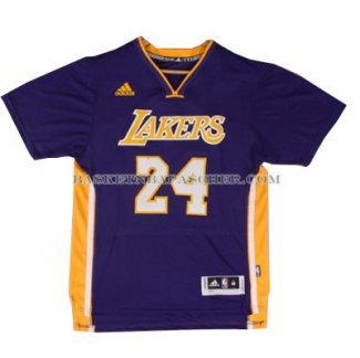 Maillot Manche Courte Los Angeles Lakers Bryant Purpura