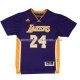 Maillot Manche Courte Los Angeles Lakers Bryant Purpura