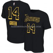 Maillot Manche Courte Los Angeles Lakers Danny Green Noir