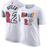 Maillot Manche Courte Miami Heat Jimmy Butler Ville 2022-23 Blanc