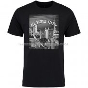 Maillot Manche Courte San Antonio Spurs Ville Noir