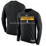 Maillot Manches Longues Golden State Warriors Practice Performance 2022-23 Noir