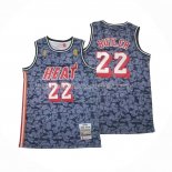 Maillot Miami Heat Jimmy Butler NO 22 Mitchell & Ness 2019-20 Gris