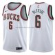 Maillot Milwaukee Bucks Eric Bledsoe Classic 2017-18 Blanc