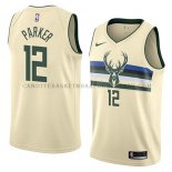 Maillot Milwaukee Bucks Jabari Parker Ciudad 2018 Crema