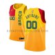 Maillot Milwaukee Bucks Personnalise Ville 2018-19 Jaune