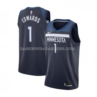 Maillot Minnesota Timberwolves Anthony Edwards Icon Bleu