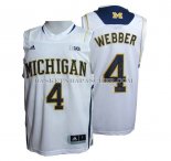 Maillot NCAA Michigan State Spartans Chirs Webber Blanc
