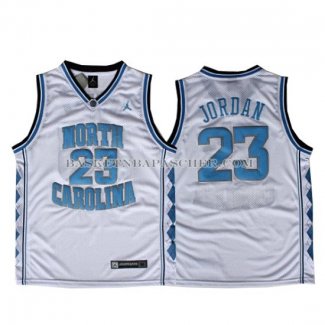 Maillot NCAA North Carolina Jordanh Blanc