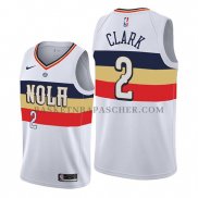 Maillot New Orleans Pelicans Ian Clark Earned Edition Blanc