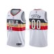 Maillot New Orleans Pelicans Personnalise Earned Blanc