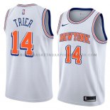 Maillot New York Knicks Allonzo Trier Statement 2018 Blanc