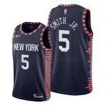 Maillot New York Knicks Dennis Smith Jr. Ville 2019 Bleu