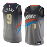 Maillot Oklahoma City Thunder Jerami Grant Ville 2018 Gris Maillot Oklahoma City Thunder Jerami Grant Ville 2018 Gris