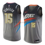 Maillot Oklahoma City Thunder Kyle Singler Ciudad 2018 Gris Maillot Oklahoma City Thunder Kyle Singler Ciudad 2018 Gris