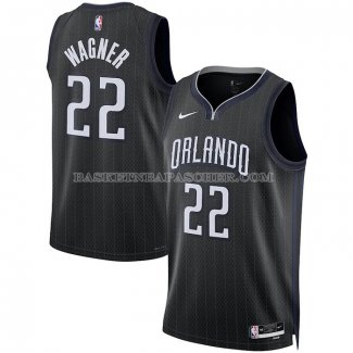 Maillot Orlando Magic Franz Wagner NO 22 Ville 2022-23 Noir