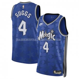 Maillot Orlando Magic Jalen Suggs NO 4 Classic 2023-24 Bleu