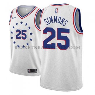 Maillot Philadelphia 76ers Ben Simmons Earned 2018-19Gris