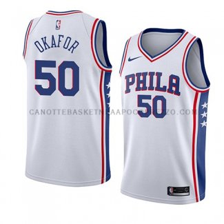 Maillot Philadelphia 76ers Emeka Okafor Association 2018 Blanc