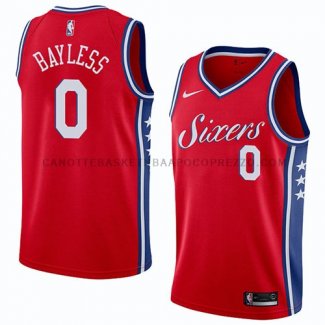 Maillot Philadelphia 76ers Jerryd Bayless Statement 2018 Rouge
