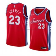 Maillot Philadelphia 76ers Landry Shamet Statement 2017-18 Rouge
