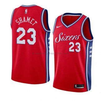 Maillot Philadelphia 76ers Landry Shamet Statement 2017-18 Rouge