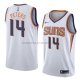 Maillot Phoenix Suns Alec Peters Association 2018 Blanc2