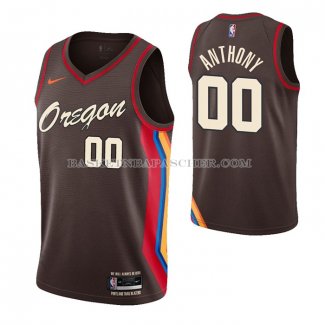 Maillot Portland Trail Blazers Carmelo Anthony Ville 2020-21 Marron