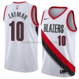 Maillot Portland Trail Blazers Jake Layman Association 2018 Blan