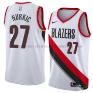 Maillot Portland Trail Blazers Jusuf Nurkic Association 2018 Bla