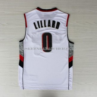 Maillot Portland Trail Blazers Lillard Blanc