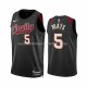 Maillot Portland Trail Blazers Skylar Mays NO 5 Ville 2023-24 Noir