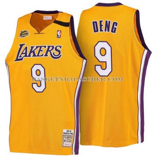 Maillot Retro 1999-00 Los Angeles Lakers Deng Jaune