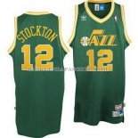 Maillot Retro Utah Jazz Stockton Vert Maillot Retro Utah Jazz Stockton Vert