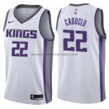 Maillot Sacramento Kings Bruno Caboclo Association 2017-18 Blanc