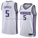 Maillot Sacramento Kings Bruno Caboclo Association 2018 Blanc
