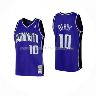 Maillot Sacramento Kings Mike Bibby NO 10 Mitchell & Ness 2002-03 Volet