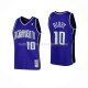 Maillot Sacramento Kings Mike Bibby NO 10 Mitchell & Ness 2002-03 Volet